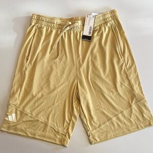 NWT Adidas Men's Sand Tan Athletic Shorts Size M